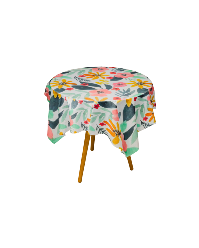 MANTEL VINILICO FAMA ROSA REDONDO 1.4 M MR KOOK