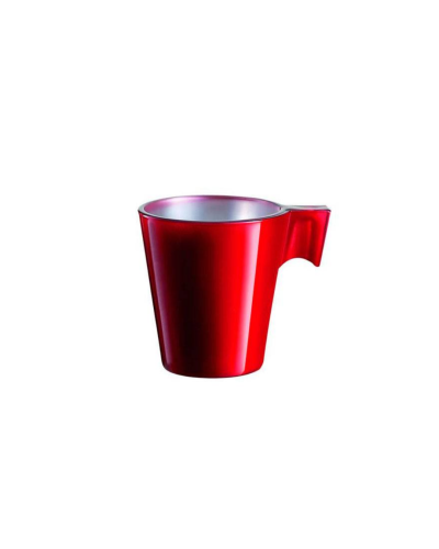 TAZA FLASHY EXPRESSO RED 80CC LUMINARC (H4412)
