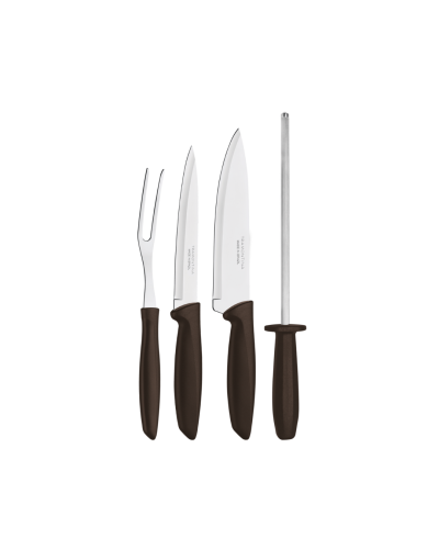 KIT PARA ASADO 4 PIEZAS TRAMONTINA PLENUS (23498/436)