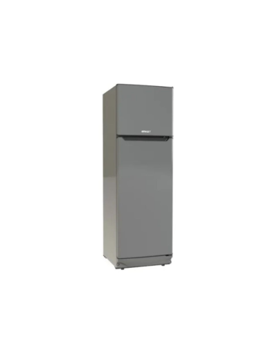 HELADERA BRIKET GRIS ESTANTES VIDRIO