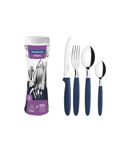 IPANEMA TUBO X 24 PZ AZUL TRAMONTINA (23399/191)