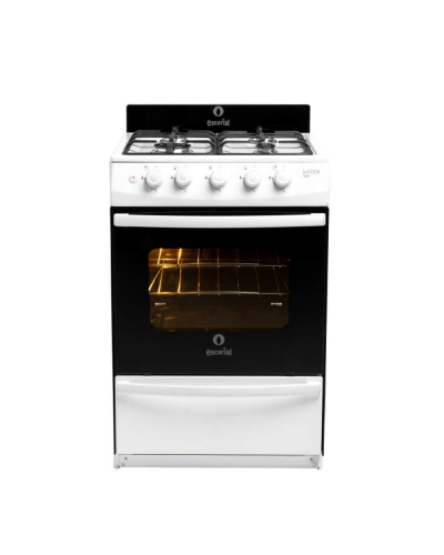 COCINA ESCORIAL MASTER STYLE 56 CM BLANCA LUZ Y ENCENDIDO