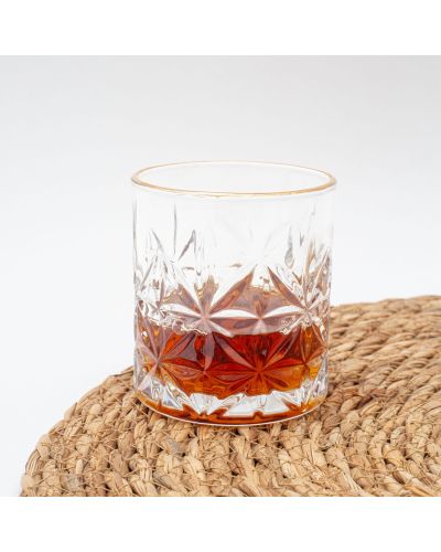 VASO WHISKY BAJO BORDE DORADO  ETXE -RX-2023-20