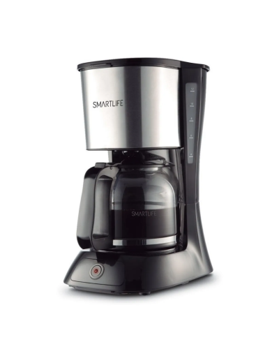 CAFETERA SMARTLIFE NEGRA/ACERO