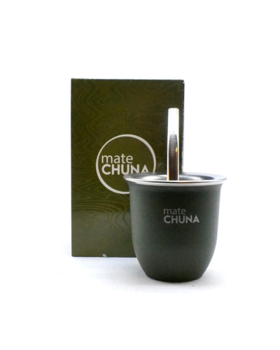 MATE ACERO INOX C/BOM VERDE MI CHUNA IMA43VM