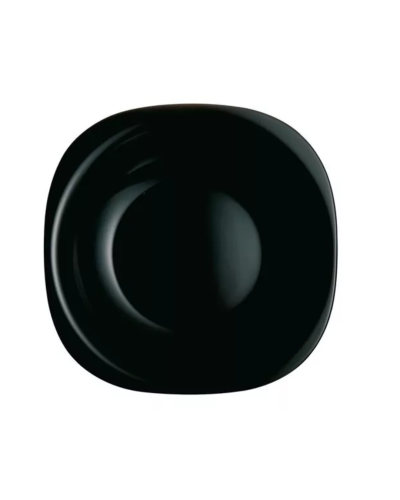 PLATO HONDO CARINE NEGRO LUMINARC