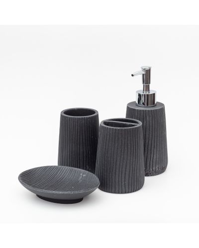 SET DE BAÑO X4 RESINA  ETXE -DD-13