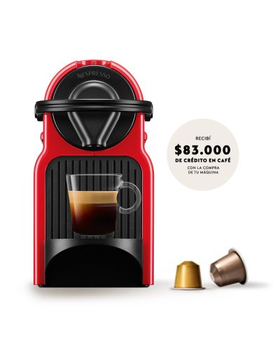 CAFETERA NESPRESSO INISSIA RED (C40-AR-RE-NE4)
