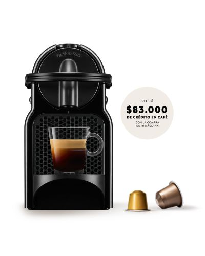 CAFETERA NESPRESSO INISSIA BLACK (D40-AR-BK-NE4)