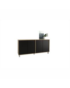 TABLES BAHIUT 1.8 MT 4 PUERTAS OLMO/NEG