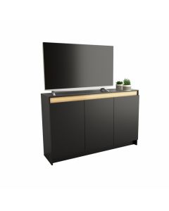 TABLES BAHIUT 1.35 MT 3 PUERTAS NEG/OLMO