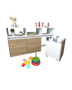 JUGUETERO 2 CAJO OLMO/EVEREST TABLES 3038-COE