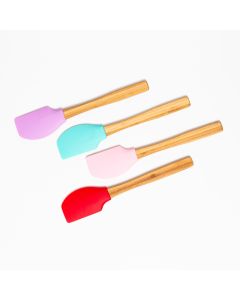 ESPATULA BAMBU Y SILICONA 30  ETXE -AD-16