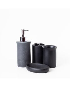 SET DE BAÑO X4 RESINA  ETXE -DD-05