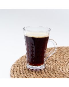 POCILLO CAFÉ VIDRIO DOT 145 ML ETXE -DM235