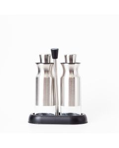 SET ACEITERA Y VINAGRERA ACERO ETXE -NS-22