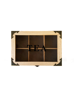 CAJA DE TE 6 DIVISIONES 'TEA' ETXE -YL-03 / 6