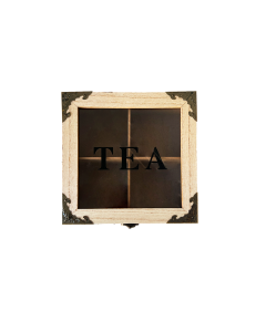 CAJA DE TE 4 DIVISIONES 'TEA' ETXE -YL-03 / 4