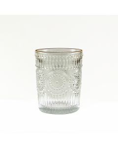 VASO BAJO MARGARITA B/DORADO ETXE -HY-18