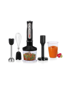 MIXER LILIANA NEGRO CON PICADOR Y BATIDOR (AH-150)