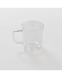 POCILLO DOBLE VIDRIO CON ASA 220 ML ETXE (WL-7037)