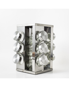 ESPECIERO GIRATORIO x 12 ACERO ETXE (E66-12 B)