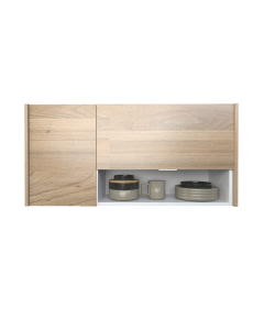 ALACENA 1.20 2P/1R OLMO/BCO TABLES 82301-COE
