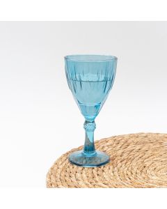 COPA VIDRIO TRAMADA AZUL  ETXE -ZX-17