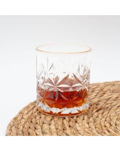 VASO WHISKY BAJO BORDE DORADO  ETXE -RX-2023-20