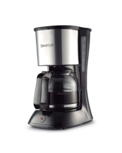 CAFETERA SMARTLIFE NEGRA/ACERO