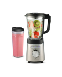 LICUADORA SMARTLIFE INOX C/VASO MIX&GO