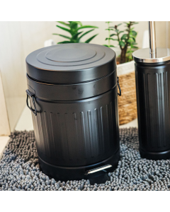 CESTO DE BASURA NEGRO 5 LTS ETXE -FC-15 NEGRO