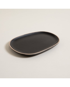 PLATO POSTRE ZARZIS NEGRO MISHKA 511360