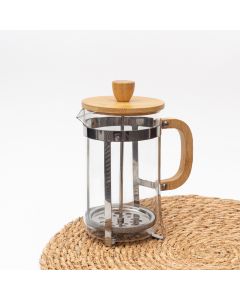 CAFETERA EMBOLO MET/BAMBU 800 ETXE -YT-23