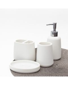 SET DE BAÑO X4 RESINA  ETXE -DD-11