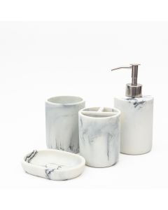 SET DE BAÑO X4 SIMIL MARMOL ETXE -DD-19