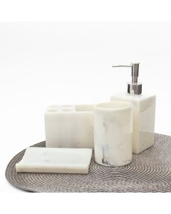 SET DE BAÑO X4 RESINA  ETXE -DD-21