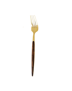 TENEDOR DORADO M.MADERA ETXE